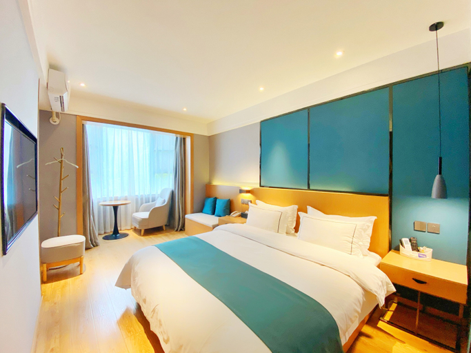 Bedroom 2, Wonderful Sason Hotel(Longchang City Government), Neijiang]]