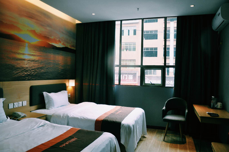 Bedroom 2, Junyi chain hotel Fanjingshan store, Jiangkou County, Tongren, Tongren