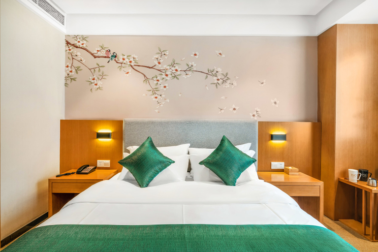 Bedroom 2, shuangtian yazhu hotel, Meishan