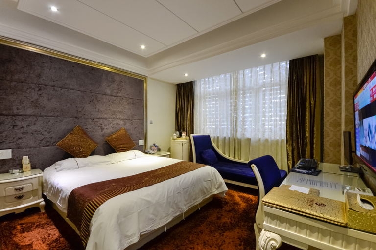 Bedroom, Wan Hong Business Hotel, Taizhou