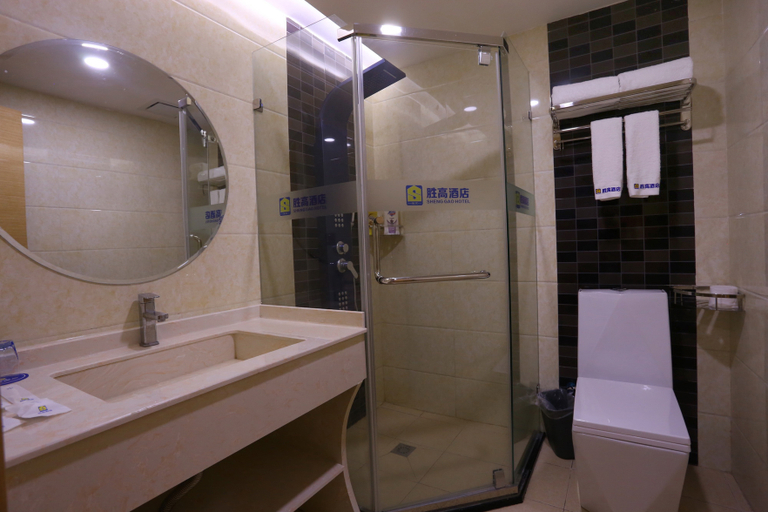 Bathroom 3, Shenggao Chain Hotel Chengdu Shuangliu Airport, Chengdu