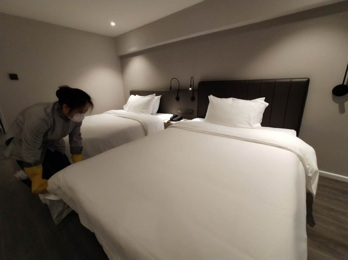 Bedroom 2, Hanting Hotel Chongqing Jiangbei Airport & Central Park, Chongqing