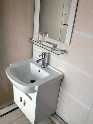 Bathroom 3, Jindian Business Hotel, Hainan