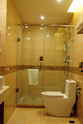 Bathroom 3, Dezheng Hotel (Chengdu Huayang Sihe Subway Outlet), Chengdu