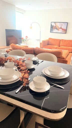 Dining 4, Private Elevator Marylebone Apartment Central Lond, London