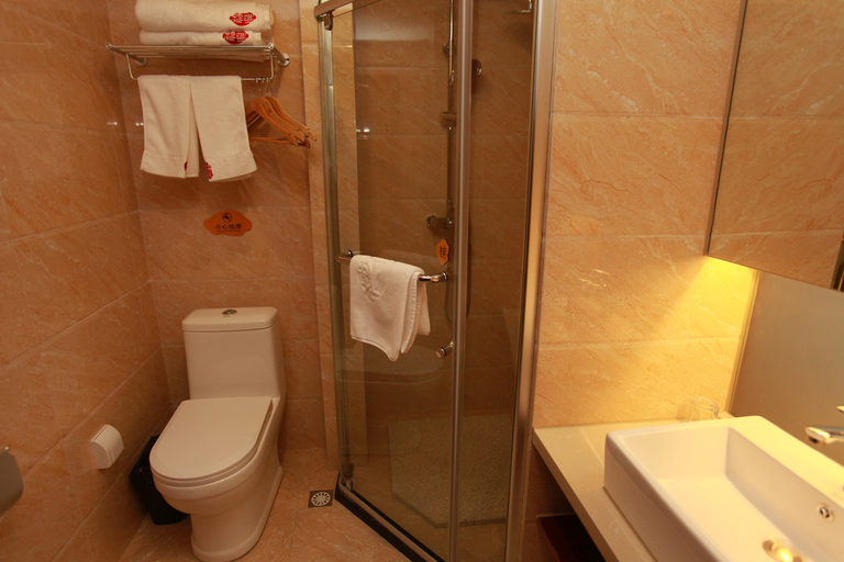 Bathroom 3, Fu Xing Hotel, Chengdu