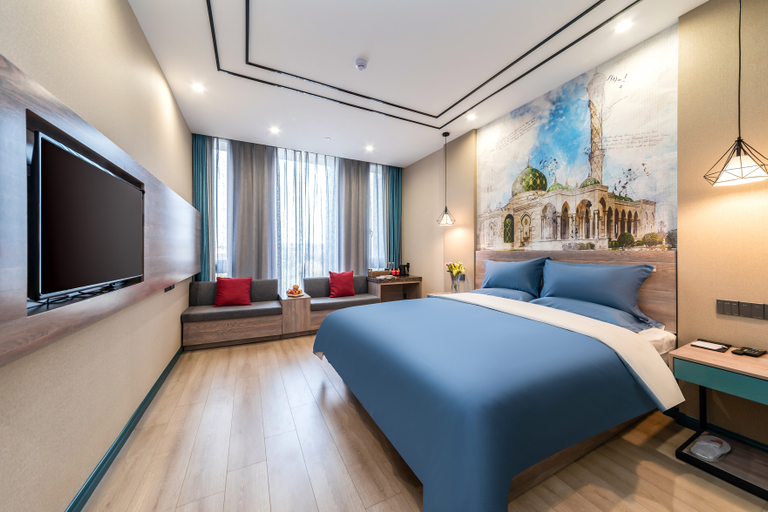 Bedroom 2, Urban Garden Hotel Hongdao High-Tech Fangte Exhibition, Qingdao