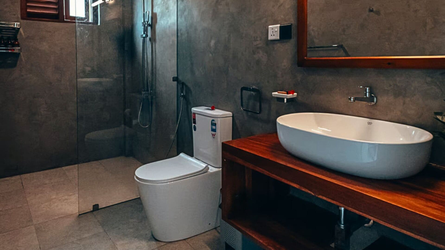 Bathroom, Nuwans Countryside Hideaway, Tangalle