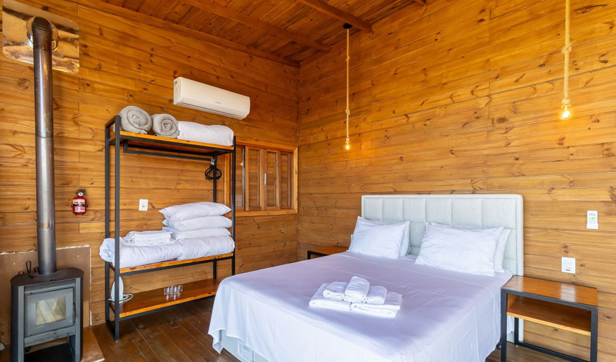 Bedroom 2, Cabana vista panorâmica e jacuzzi VST022, Anitápolis