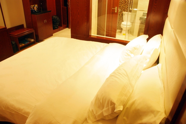 Bedroom 2, 棗庄翰霖ビジネスホテル(枣庄翰霖商务宾馆), Zaozhuang