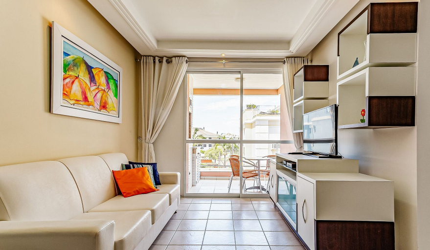 Living area, Comfortable Apartment 50m From the Beach Rvg208, Florianopolis
