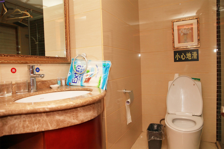 Bathroom 2, Tianxin Hotel Chengdu Xindu District Xinfan Town, Chengdu