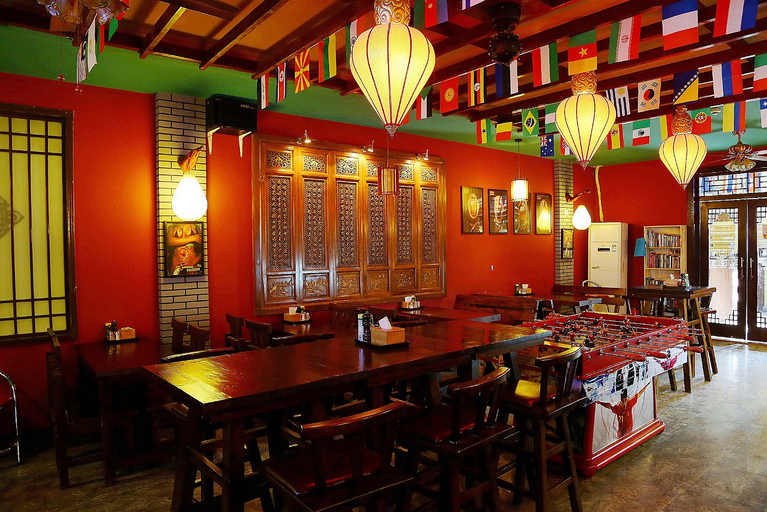 Food & Drinks 3, Happy Dragon Saga Hotel with terrace Beijing Forbidden City Wang Fu Jing Street, Beijing