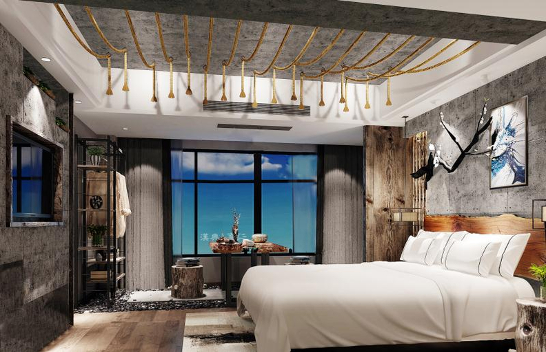 Bedroom 2, Lanshe Time Hotel (Jinhua High-speed Railway Station), Jinhua