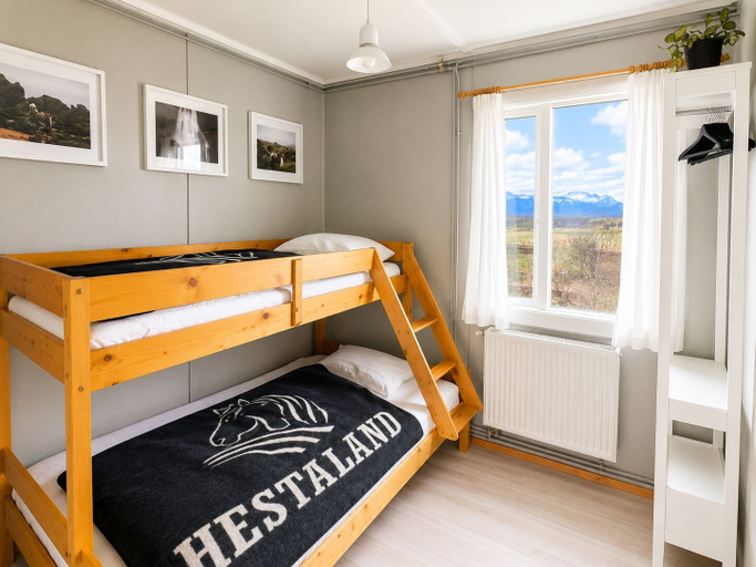Bedroom 4, Hestaland Riverside Cottage, Borgarbyggð