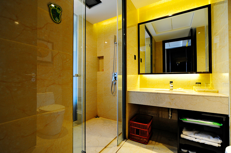 Bathroom 2, Tianci Hotel (Jiangsu Nanshan Park Xinzhi Hotel), Jiujiang