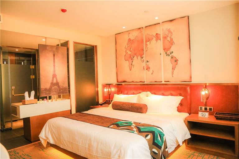 Bedroom 2, Hotel Jiafei (Rua Chuangye, Zona de Desenvolvimento Econômico e Tecnológico de Shijiazhuang), Shijiazhuang