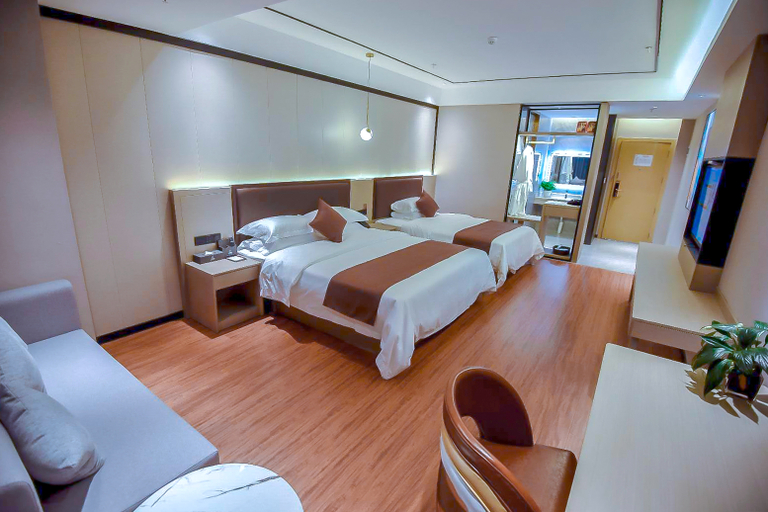 Bedroom, GYAホテル(贑州経済開発区国際企業センター)(格雅酒店(赣州经开区国际企业中心店)), Ganzhou