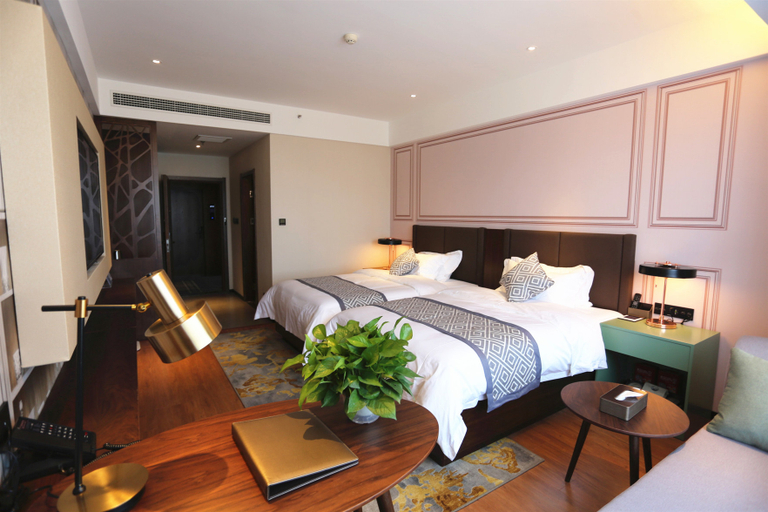Bedroom 2, Gemei Hotel (Luoyang Longmen High-speed Railway Station University Town), Luoyang