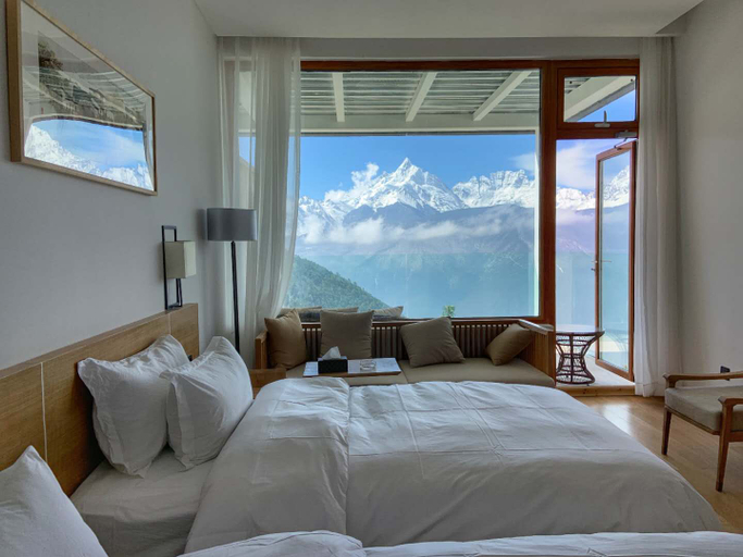 Bedroom, Teng Yue Hotel, Dêqên Tibetan