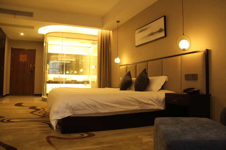 Bedroom 2, Manxin Jiayin Hotel, Bengbu