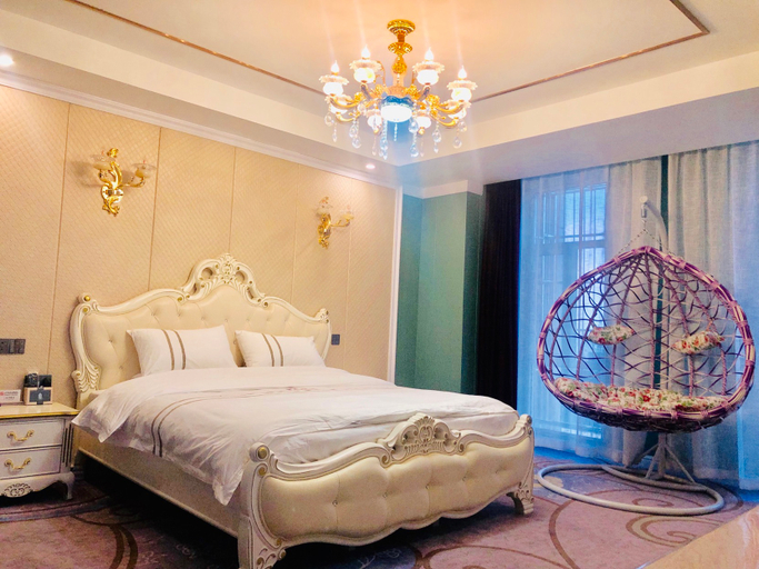 Bedroom 2, 紫晶ホテル(霊武寧東)(Zijing Hotel), Yinchuan