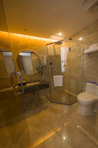 Bathroom 2, BaiLiQuanZhiJiuDian Hotel (Heshan Plaza), Jiangmen