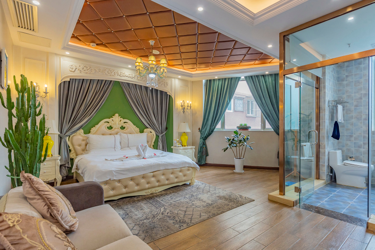 Bedroom 2, World Dream hotel(Beijing Dinghui Temple), Beijing
