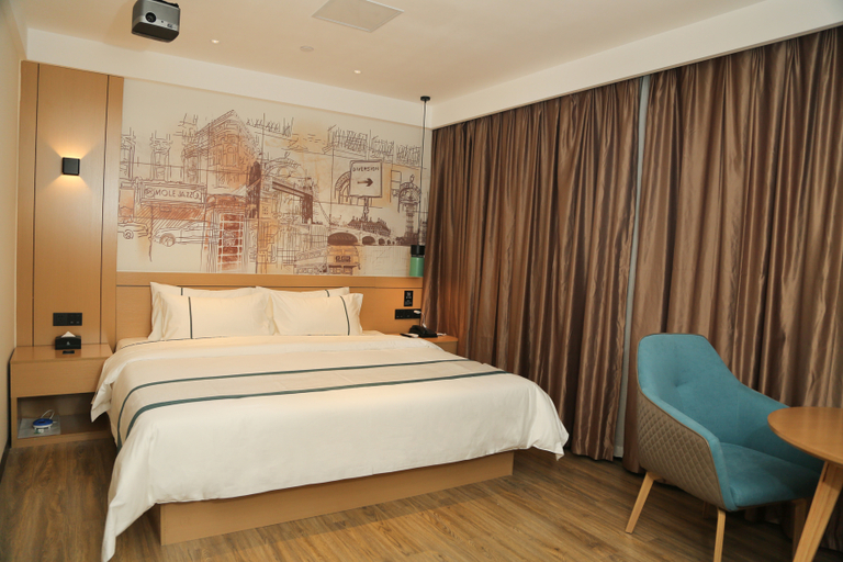 Bedroom 2, City Comfort Inn Maoming Binhai New Area Diancheng, Maoming