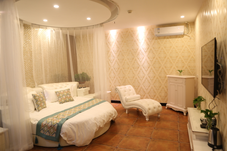 Bedroom 2, Mingdi Boutique Hotel (Lanzhou Vocational and Technical College Taolin Branch), Lanzhou