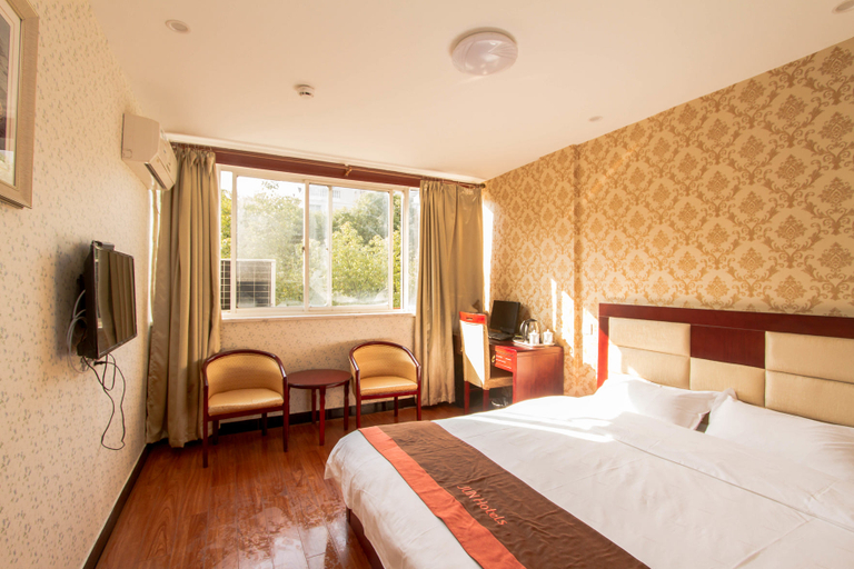 Bedroom 2, Junyi Chain Hotel (Suzhou Industrial Park Gulou Linju), Suzhou