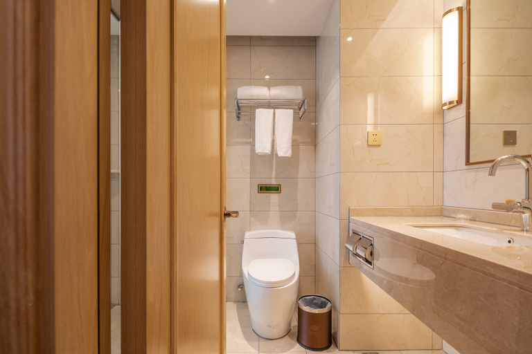 Bathroom 3, Vienna Hotel Jinjiang Bus Passenger Station, Taizhou