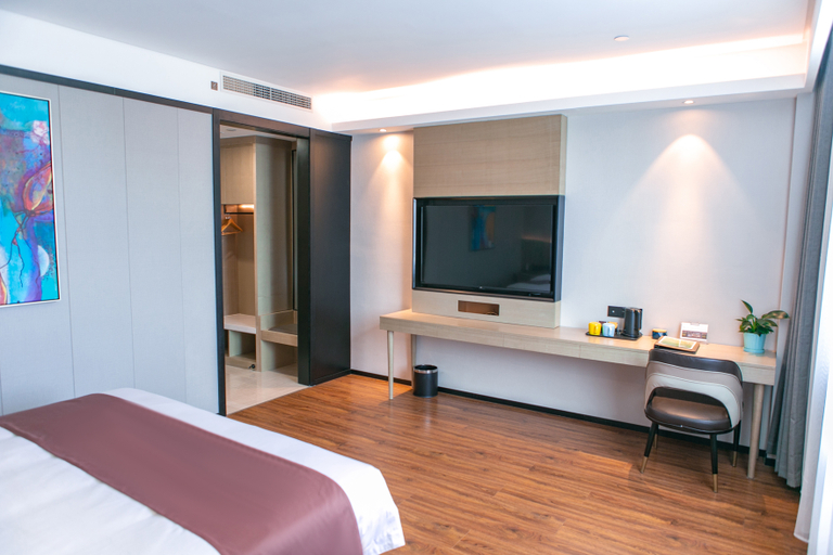 Bedroom, GYA Hotel (Tangshan Caofeidian Industrial Zone), Tangshan