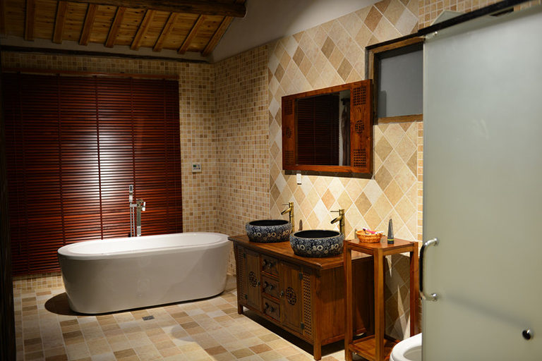 Bathroom 2, Moganshan Ziranhuanxi Hot Spring Homestay, Huzhou