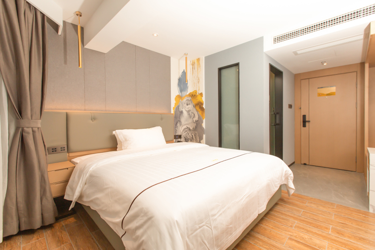 Bedroom, Lanez Hotel Shenzhen Huaqiang Road Subway Station, Shenzhen