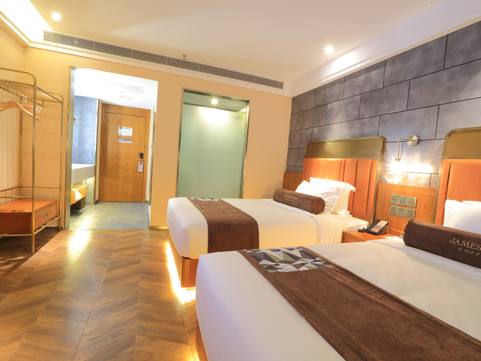 Bedroom 2, Hotel J·F (Linfen Shenglong International Pingyang Square), Linfen