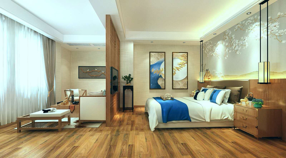 Bedroom 2, Shangcheng Hotel, Yibin