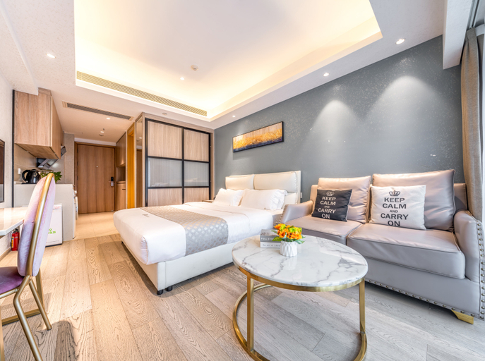 Bedroom 2, Binhe Yunju Boutique Apartment (Shenzhen Tanglang City), Shenzhen