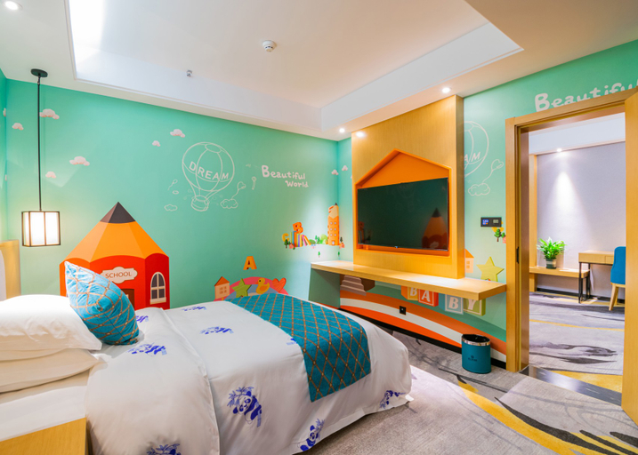 Bedroom 2, Weiyuan wuzhitong Hotel, Neijiang