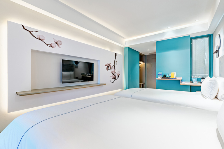 Bedroom 2, Hanting Hotel Hailar Railway Station Central Street, Hulunbuir