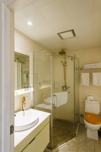 Bathroom 2, Aibixi Hotel (Xiasha Media College store), Hangzhou
