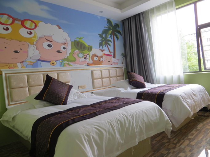 Bedroom 2, Guilin Huating Theme Hotel, Guilin
