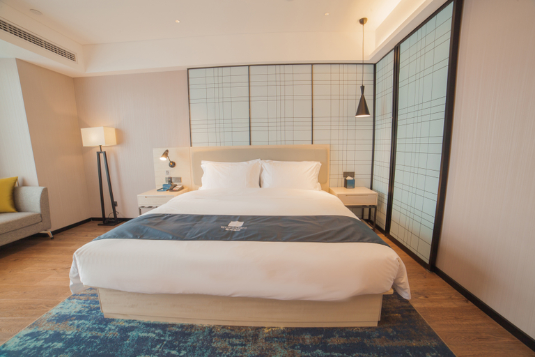 Bedroom 2, Echarm Hotel Shiyan Beijing South Road Hanjiang Normal College, Shiyan