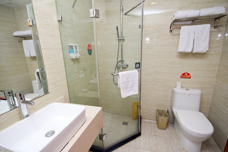 Bathroom 2, Qinzhu Business Travel Hotel, Xi'an