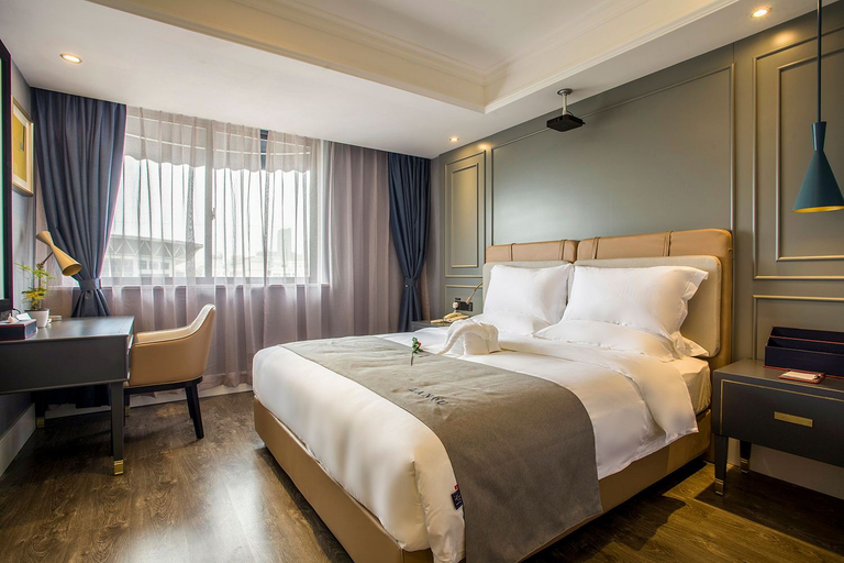 Bedroom 2, Lanou Hotel (Ningyang Qixian Road), Tai'an