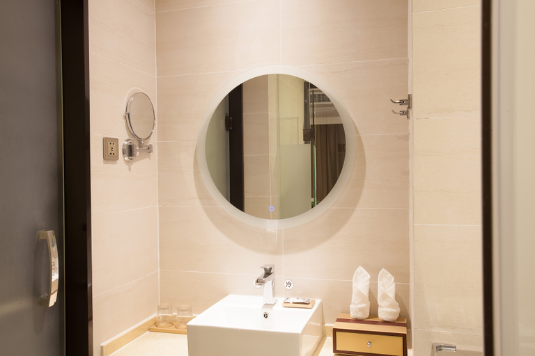 Bathroom, ラベンダーホテル(徐州高速鉄道駅西出口)(Lavande Hotel(Xuzhou West Exit of High Speed Rail Station Branch)), Xuzhou