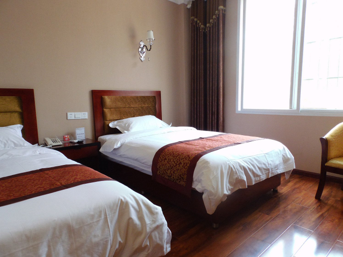 Bedroom 2, Gaodeng Business Hotel, Leshan