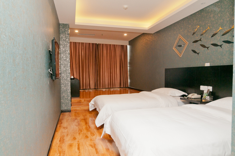 Bedroom 2, Dinggeman Boutique Hotel (Dongying Luban Apartment), Dongying