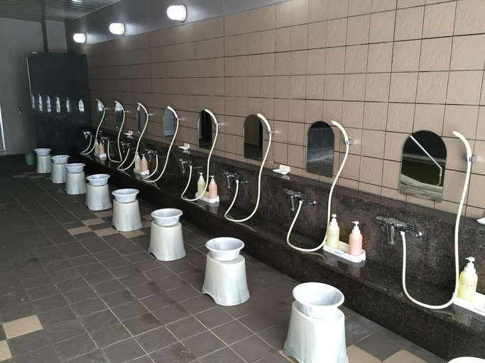 Bathroom, Hotel Okudaya, Wakkanai