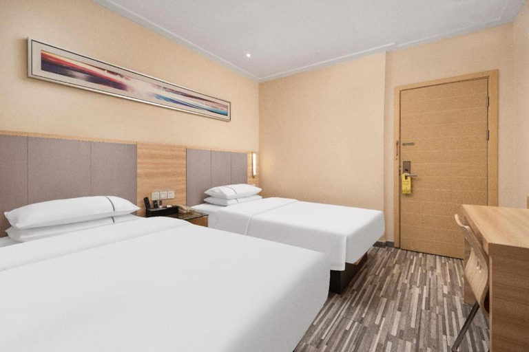 Bedroom 2, City Comfort Inn Wuhan Wuchang Hubei University, Wuhan